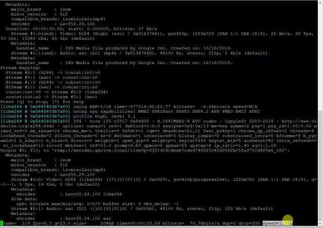 FFMPEG changes speed when concat 2 or more different videos